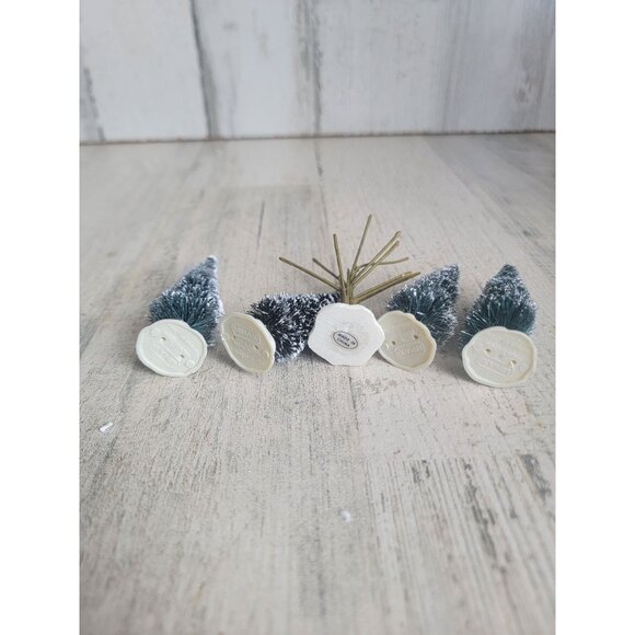 Lemax Mini snow bristle tree bare branch set village accessory xmas - Picture 5 of 6